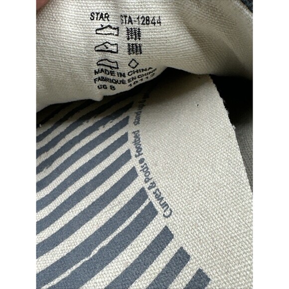 Taos Womens Chambray Light  Star Denim Casual Lace Up Shoes Size 8 - Picture 9 of 9